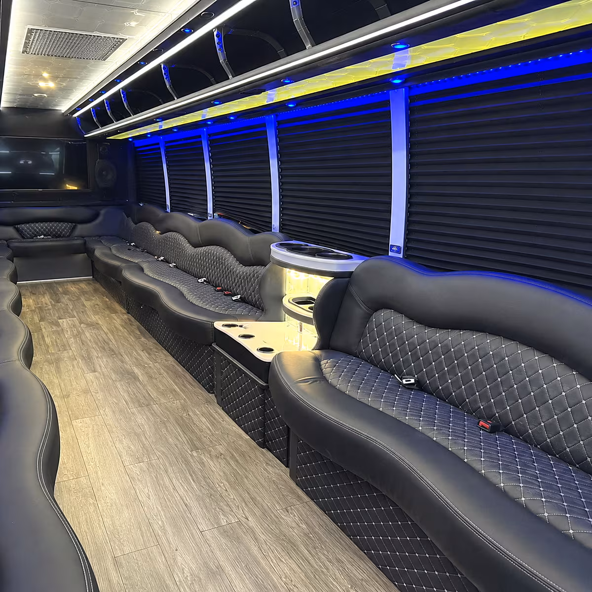 columbia holiday party bus rental