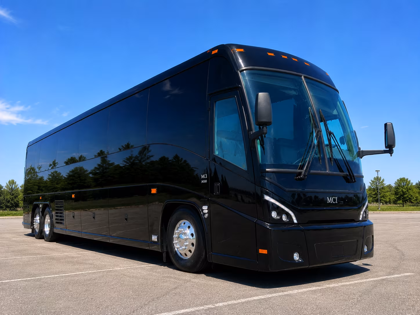 cross the midlands with a charter bus built for the long haul