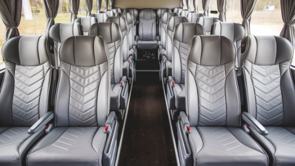 54 passenger charter bus interior athens