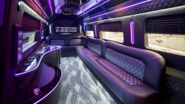 columbia party bus rental inside